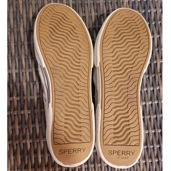 Sperry Top-Sider STS87363 Slip-On Sneakers Sz 10 Pastel Stripe Coastal Grandma - Picture 3 of 8